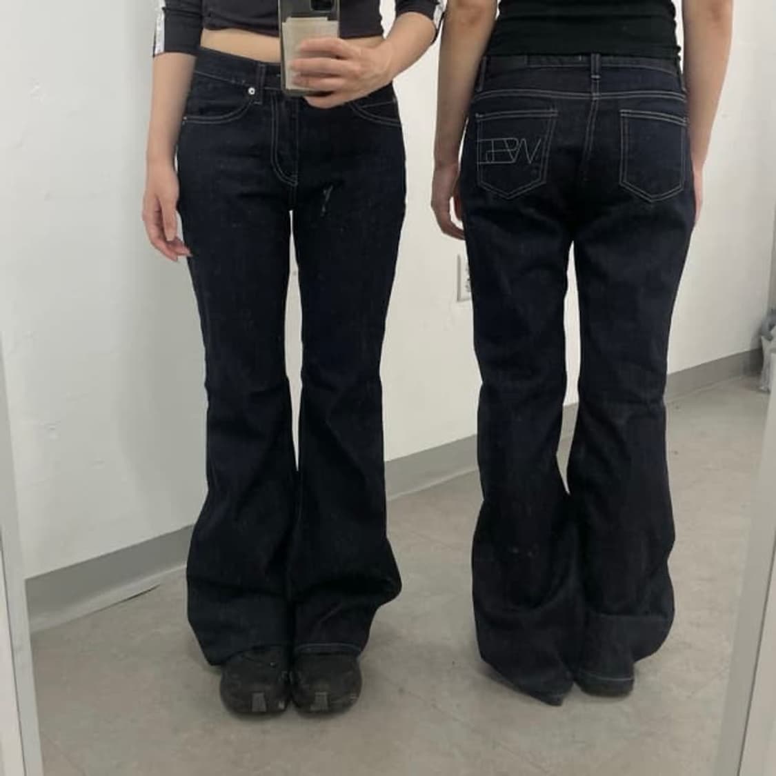 Wsc 아카이브 논 페이디드 진 부츠컷 바지 상품이미지1