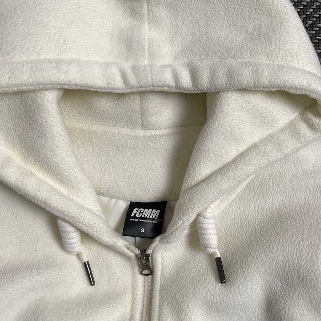 FCMM 빅로고 누빔 루즈핏 플리스 후드집업o 4202 상품이미지5
