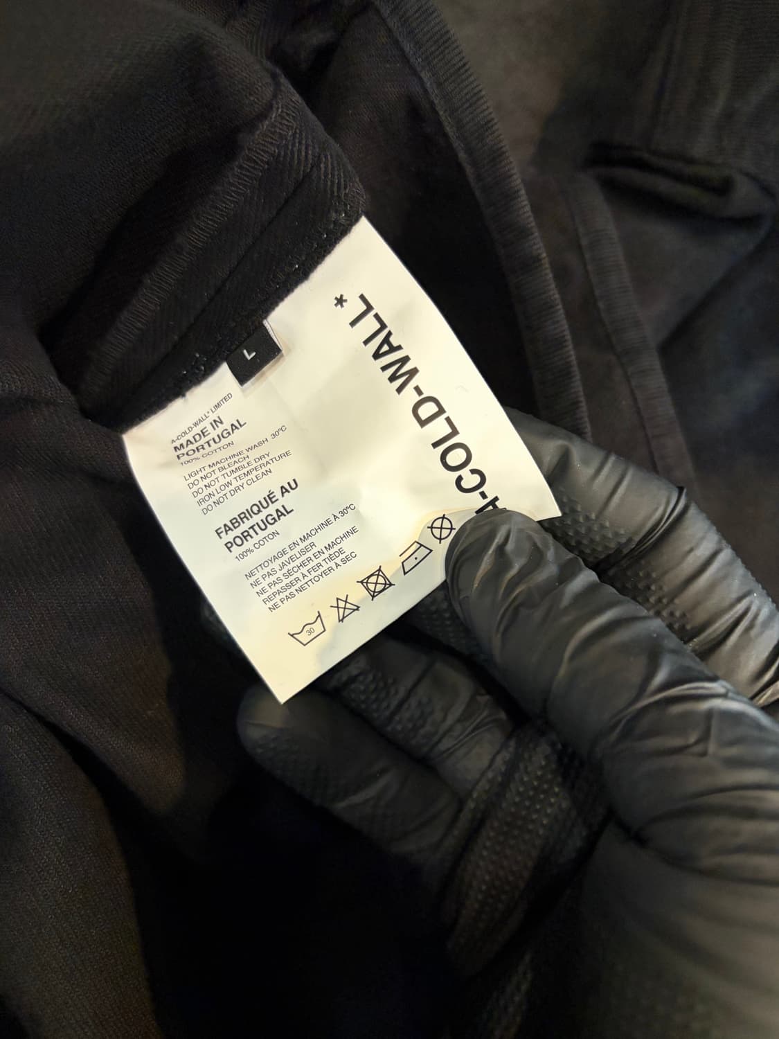 어콜드월 리미티드 셔츠자켓 블랙 L 상품이미지2