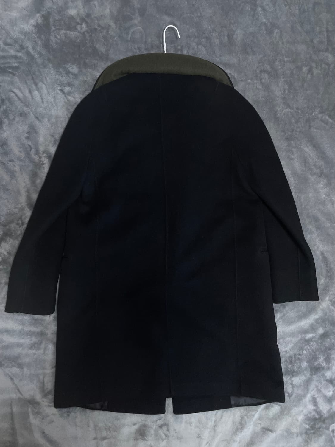 시스템 블랙 모직 코트 정품 상품이미지6