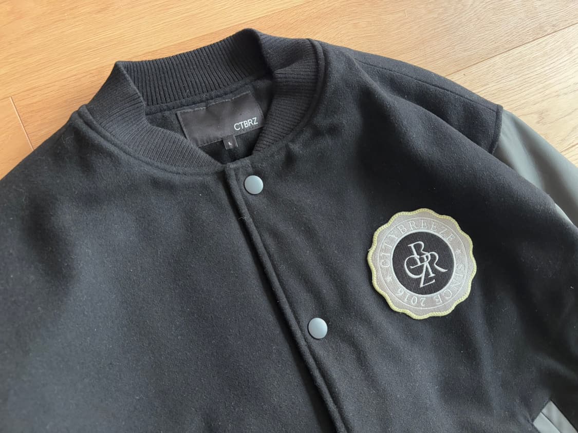 시티브리즈 울 프레피 바시티 자켓 L nct도영 상품이미지6