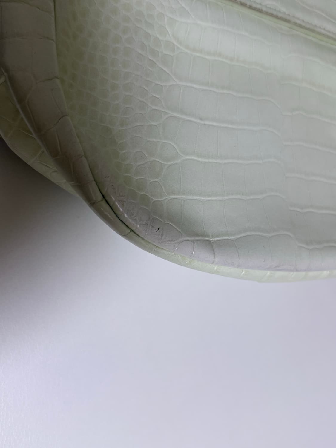 마뗑킴 크로커 체인 숄더백 라임 상품이미지7