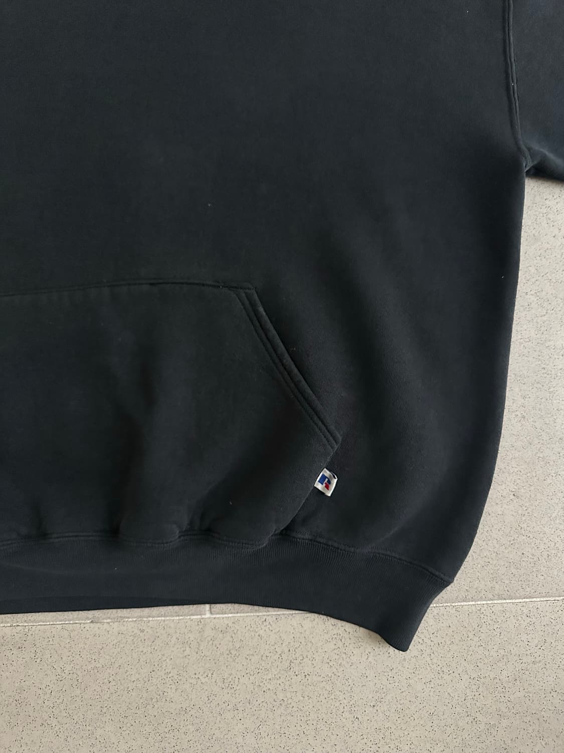 90s 빈티지 러셀 후드 블랙 XL USA 상품이미지3