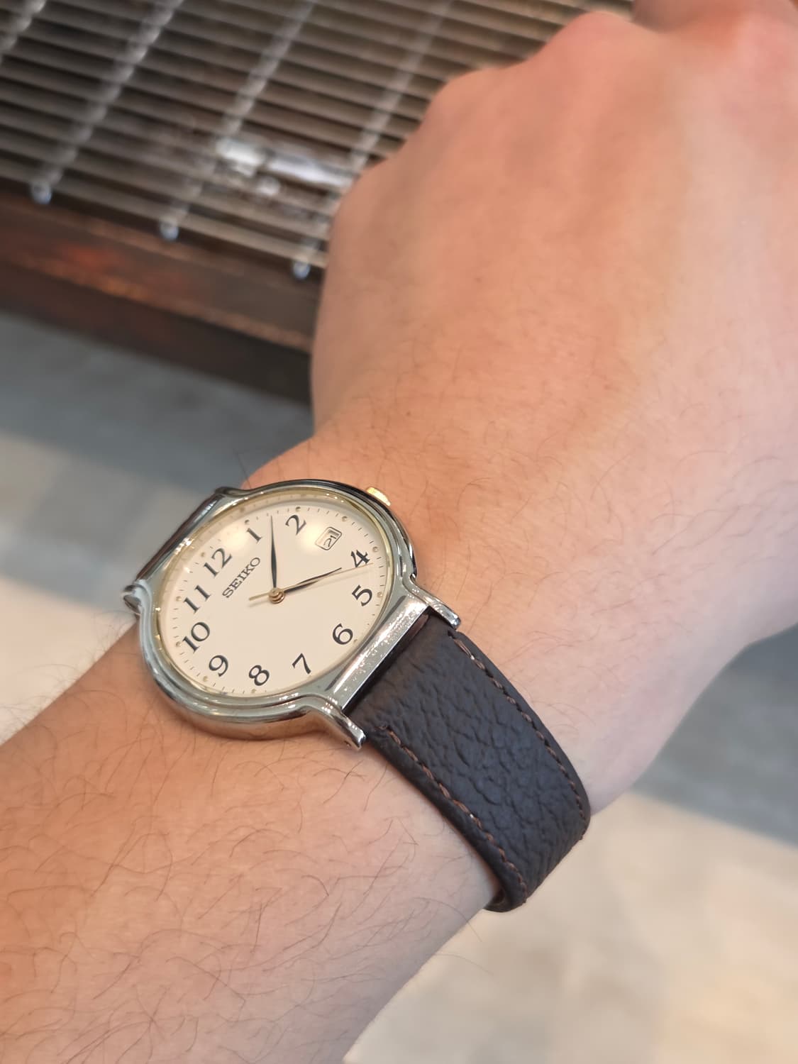 세이코 빈티지 쿼츠 8090년대 시계 상품이미지4
