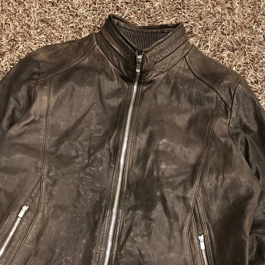 앤드지 양가죽 레더 가죽 자켓 상품이미지2