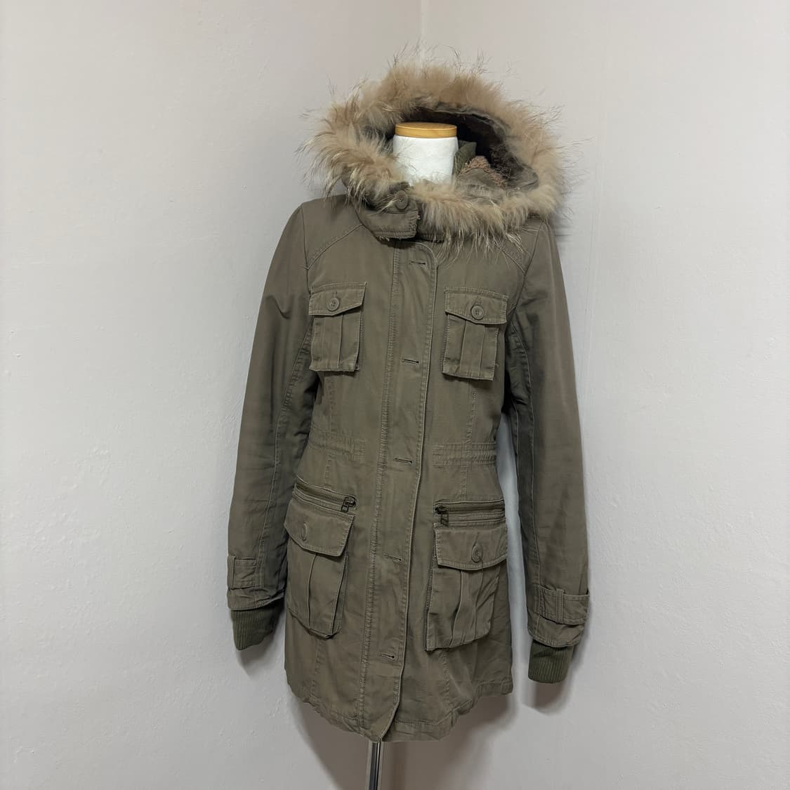 르쿠르 블랑 2way 밀리터리 야상 상품이미지2