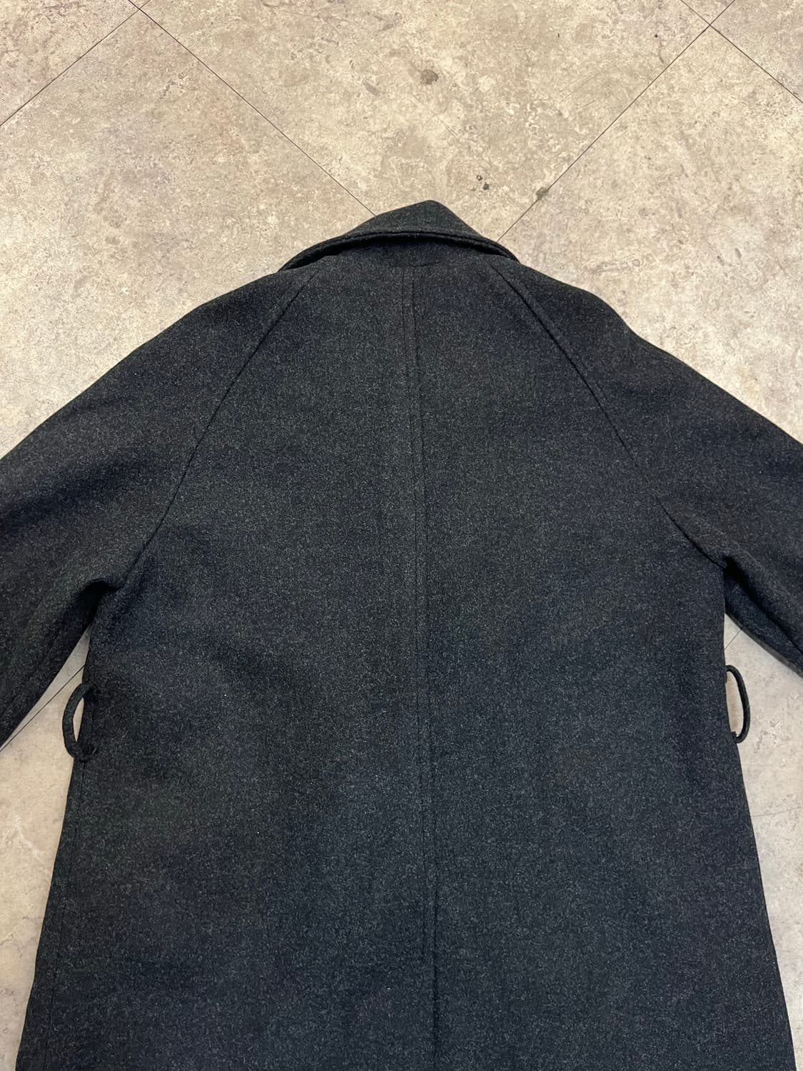 파블로 더블 롱코트 차콜 L #csz3036 상품이미지7