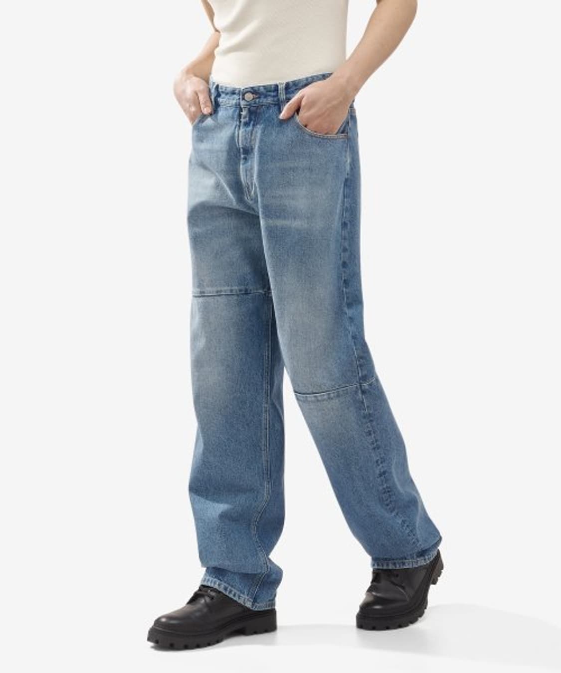 메종 마르지엘라 MM6 언밸런스 5포켓 데님 팬츠 30 상품이미지1