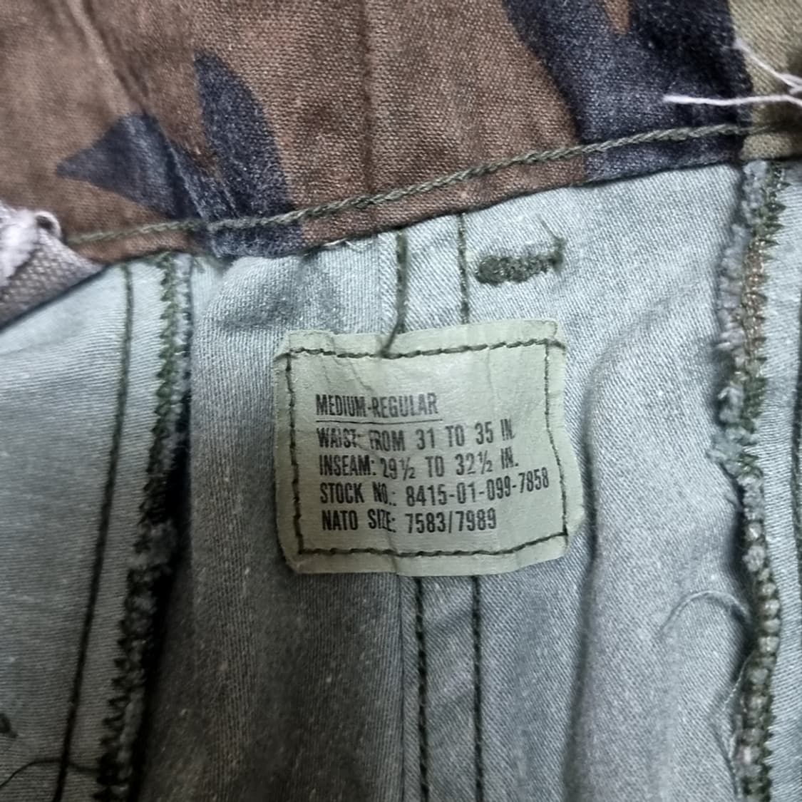 미제 미군 우드랜드 m65 필드 바지(mr) 상품이미지2