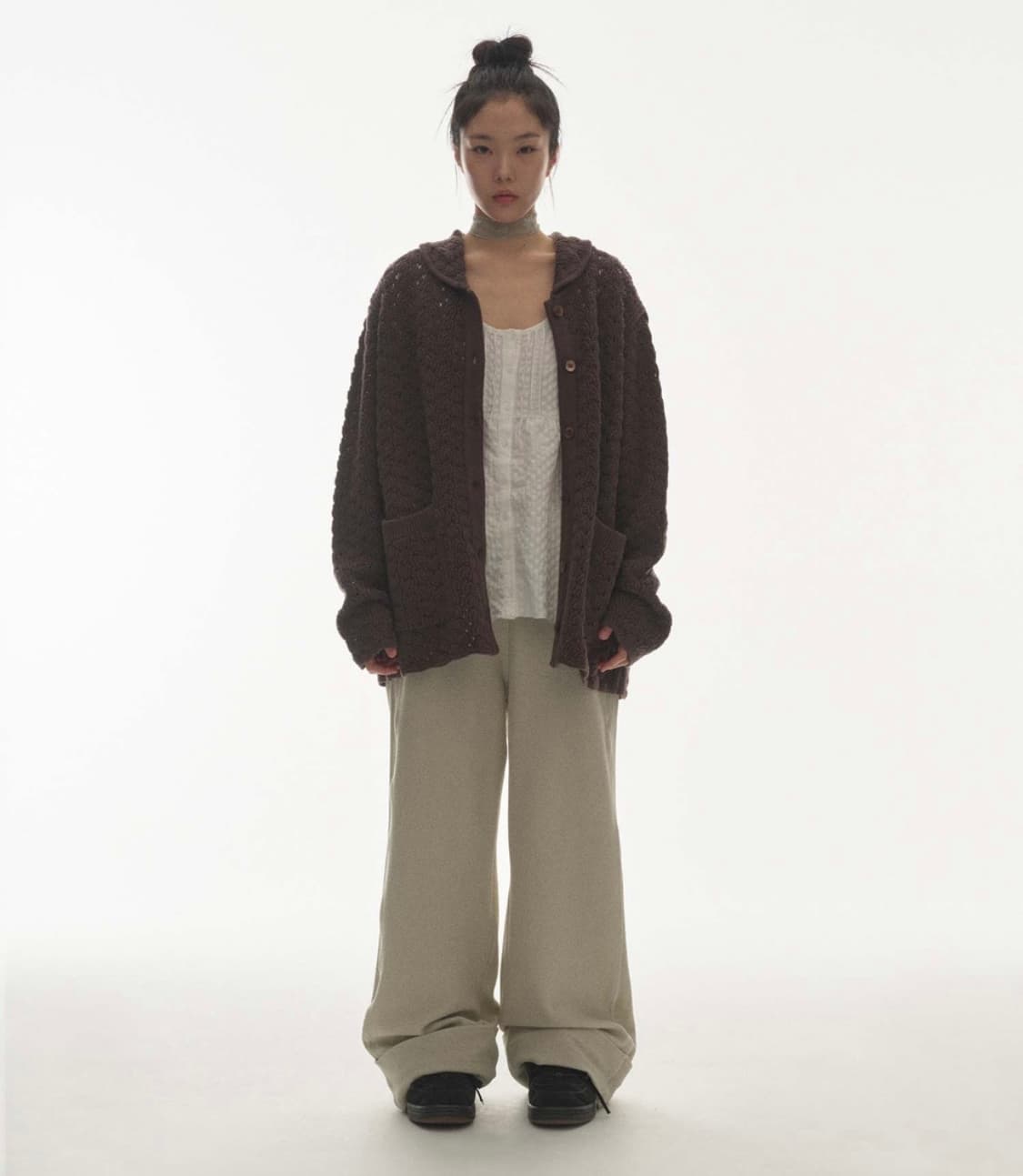 코이세이오 바지 RIBBED BAND PANTS BEIGE 상품이미지2