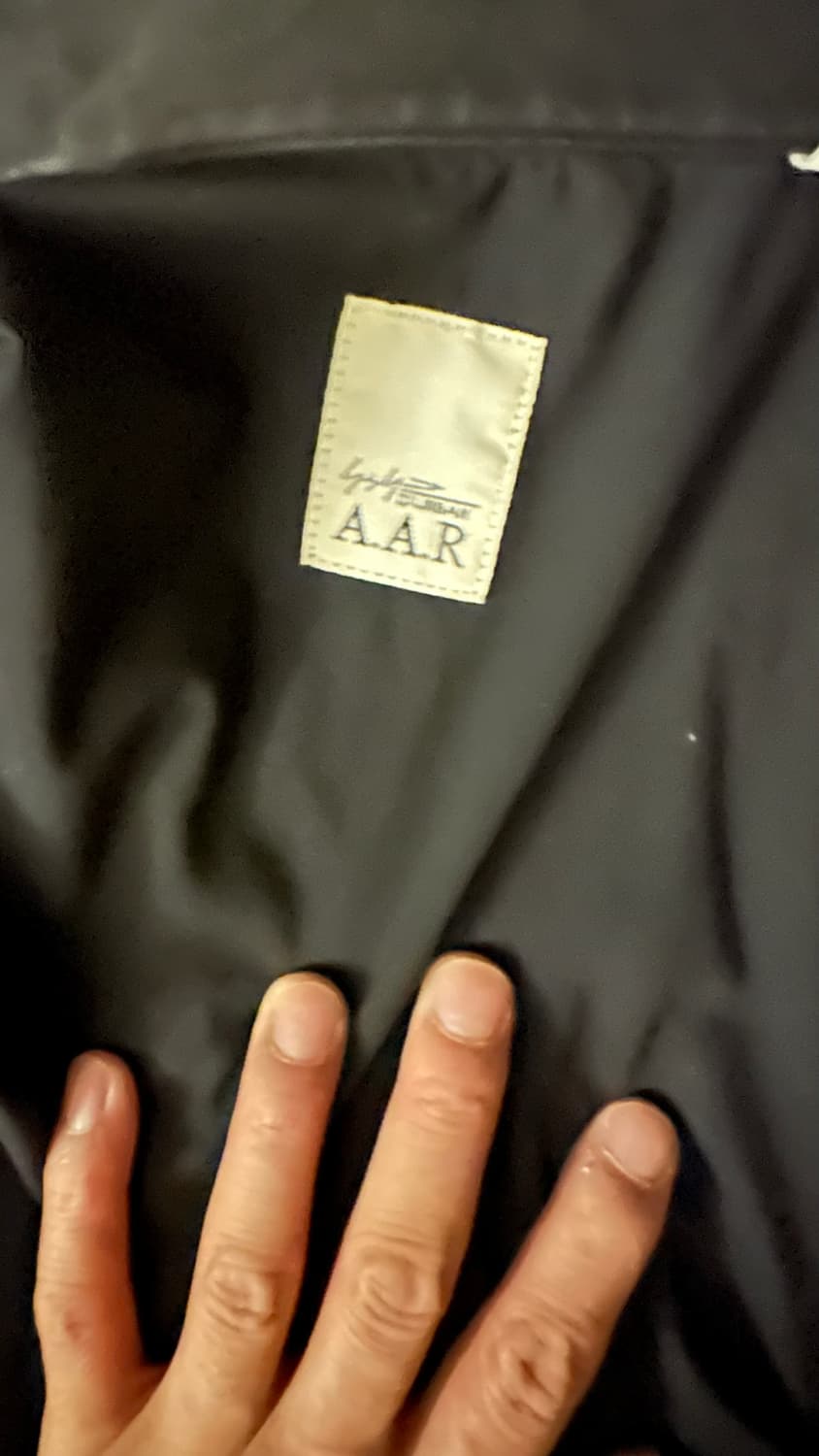 요지야마모토 블랙 셔츠 상품이미지2