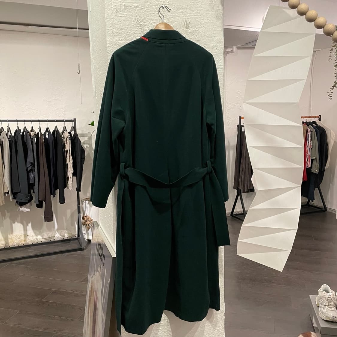 언유즈드 벨티드 오버사이즈 코트 상품이미지3