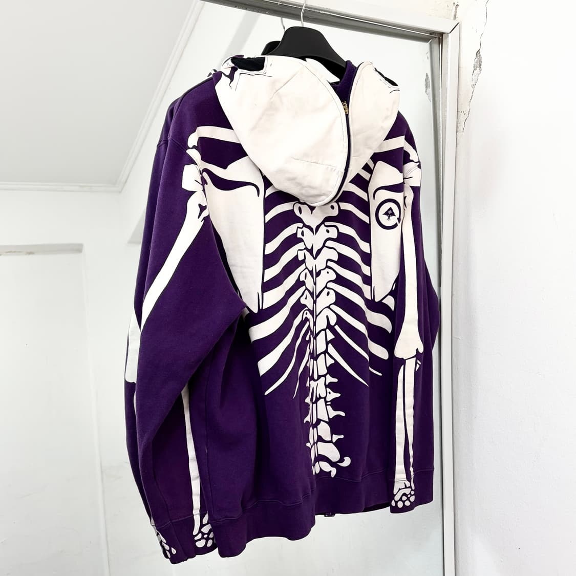 (칸예 착용) LRG 스컬 본 후드 집업 상품이미지7