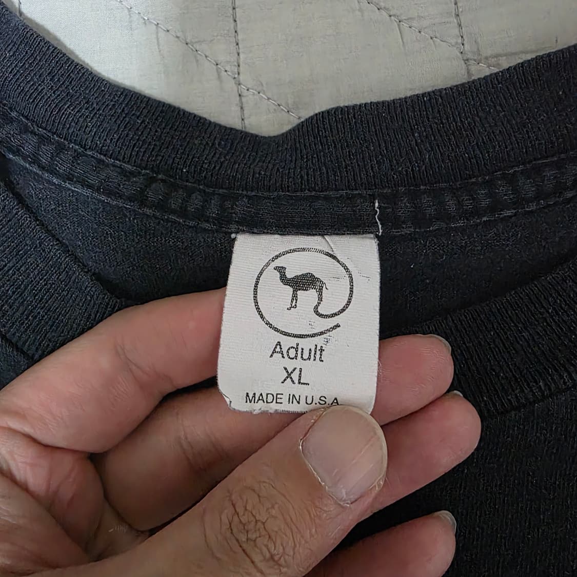 [XL] 90s 카멜 포켓 프로모 티셔츠 ver. 라이트 페이드 상품이미지5