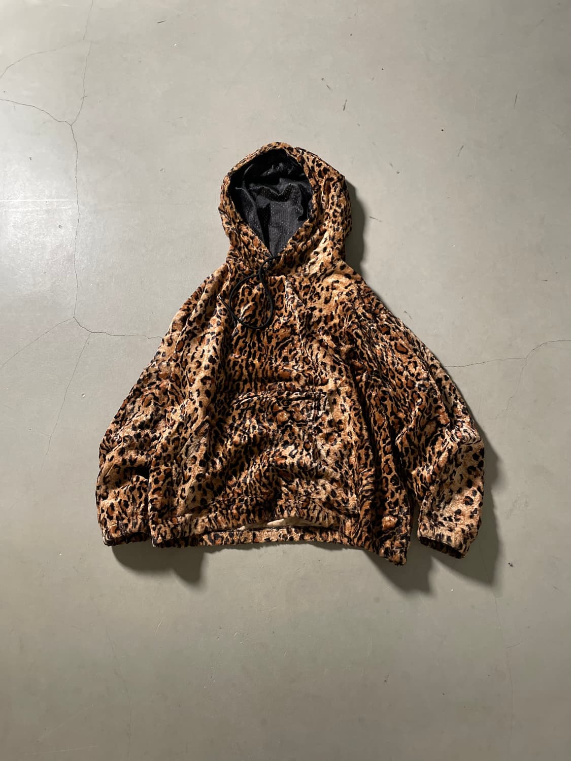 바우와우 Leopard Fleece Hoodie 상품이미지1