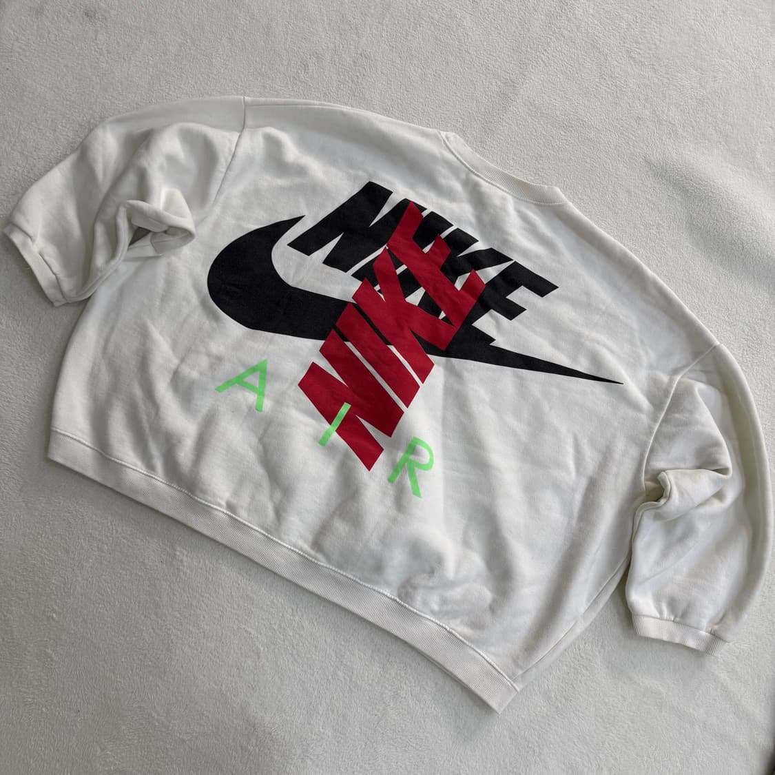 실측확인 나이키로고 크루넥 맨투맨 0324T 상품이미지2