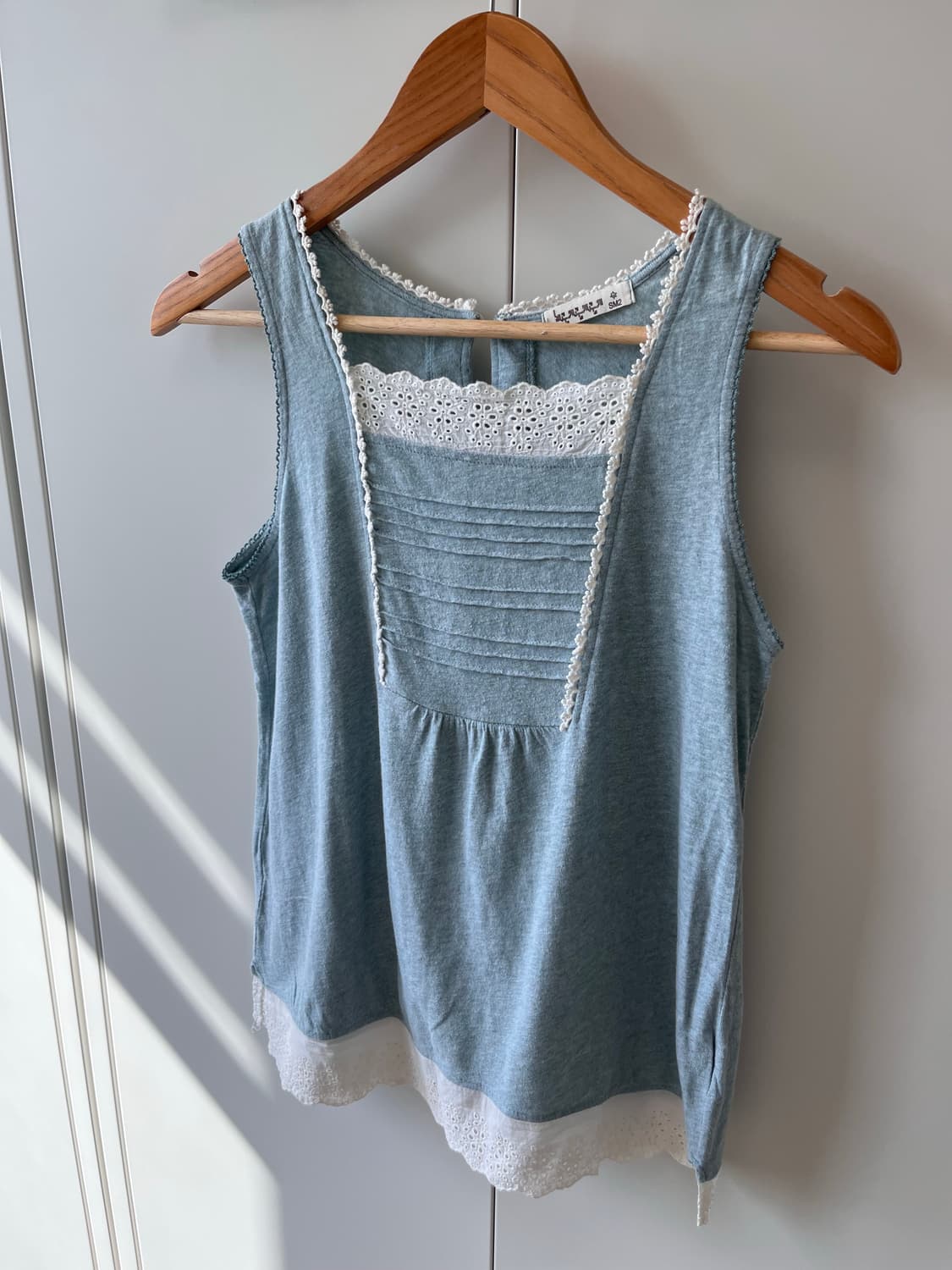 Sm2 사만사모스 레이스 하늘 슬리브리스 상품이미지5