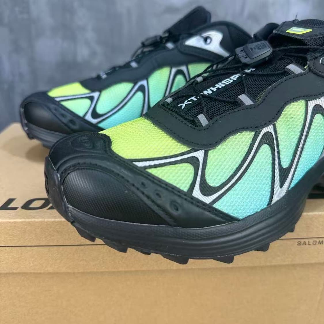 살로몬 XT-위스퍼 블랙 아이스드 아쿠아  265mm 상품이미지6