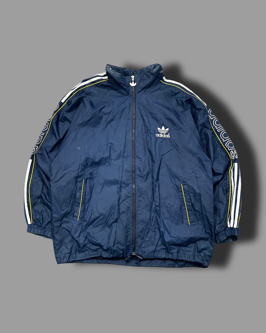 아디다스 90s 빅로고 올드스쿨 바람막이 XL 상품이미지4