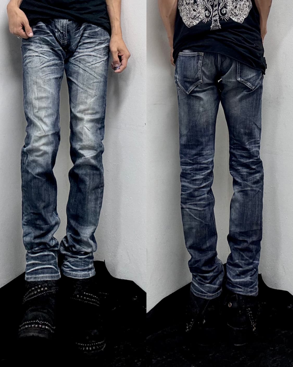 “BUFFALO BOBS” 00’s Crack Design Denim P 상품이미지8