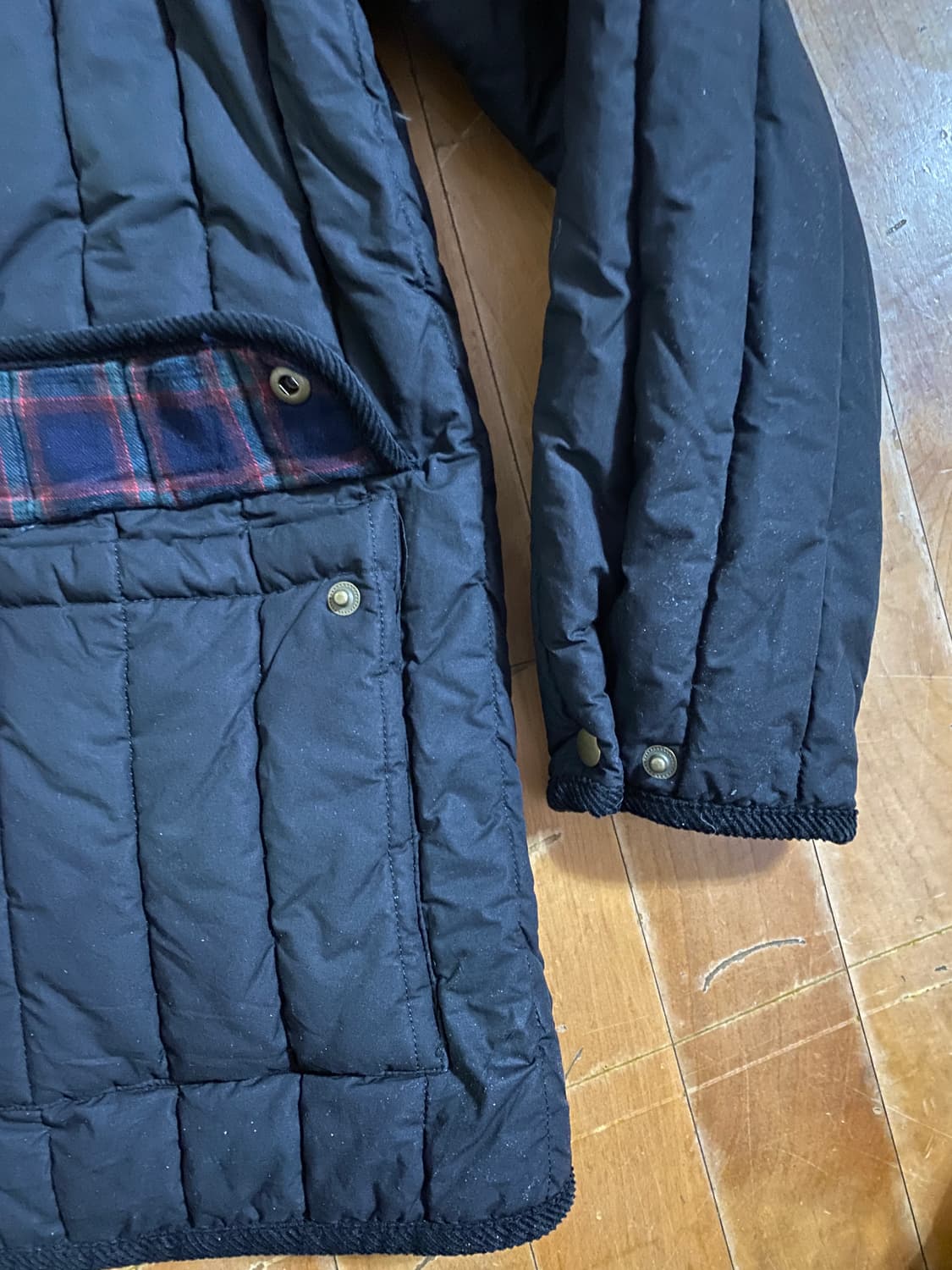 IIINSC 퀼팅 자켓 XL 무광블랙 상품이미지4