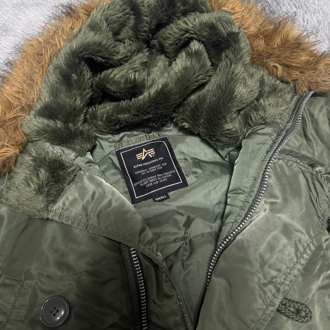 알파인더스트리 N3B S사이즈 실착 100정도 상품이미지3