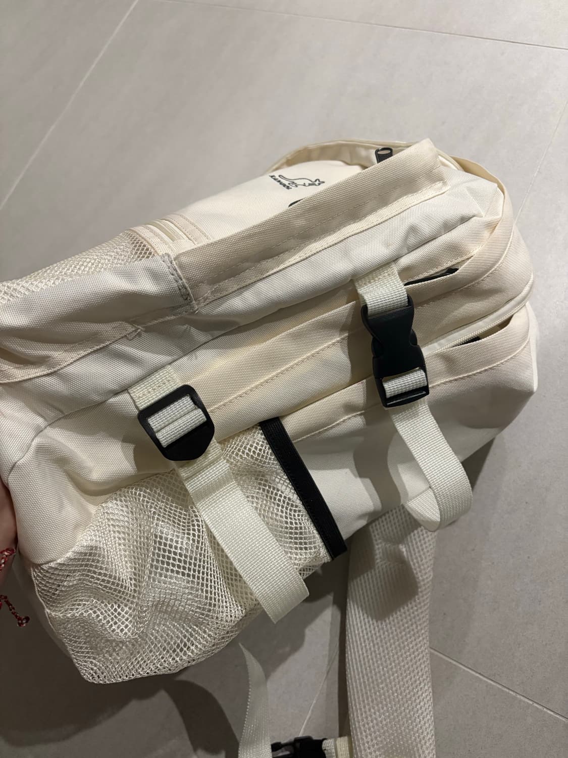 캉골 재팬 아이보리 백팩 상품이미지9