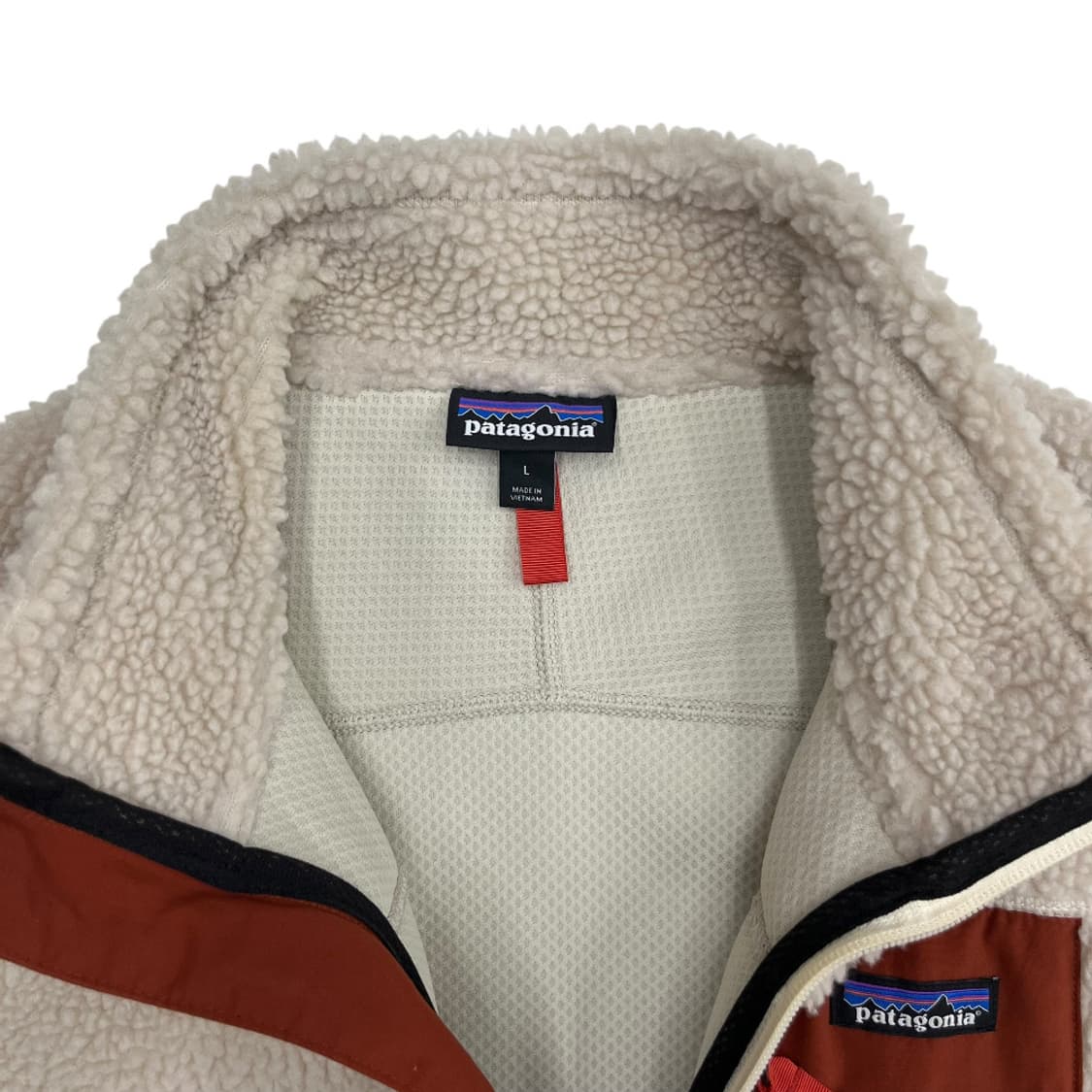 파타고니아 브라운 포켓로고 레트로 후리스 베스트 L 상품이미지5