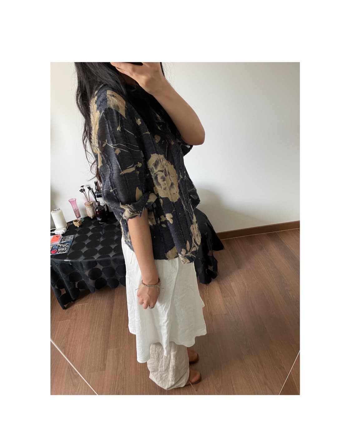 patterned blouse 상품이미지10