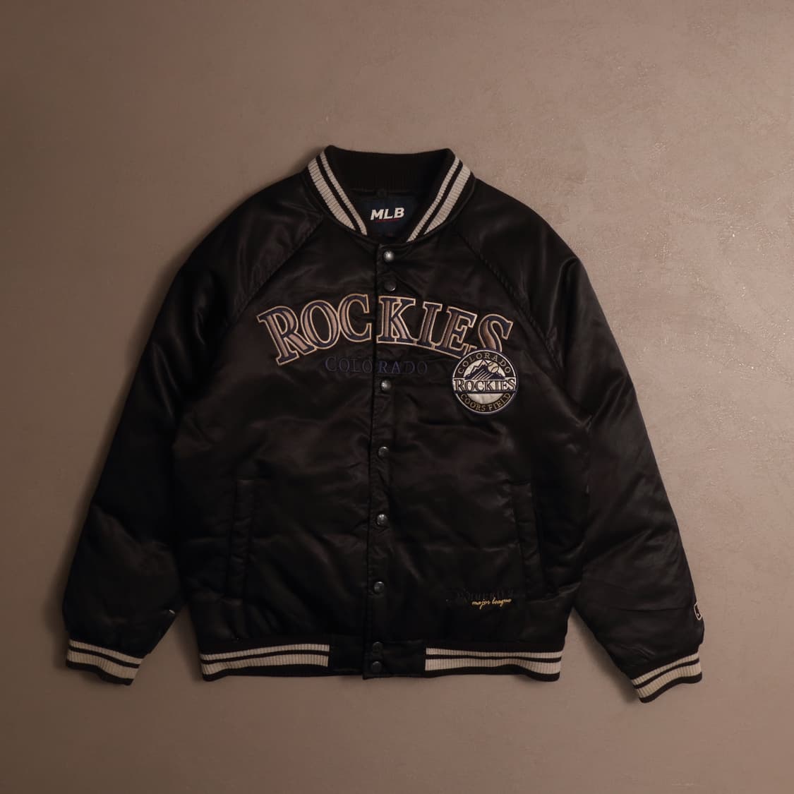 90's MLB 콜로라도 베이스볼 누빔 자켓 A1835 상품이미지1