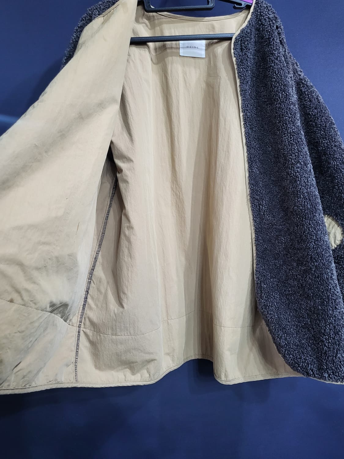 베이지 보글이 자켓 상품이미지5