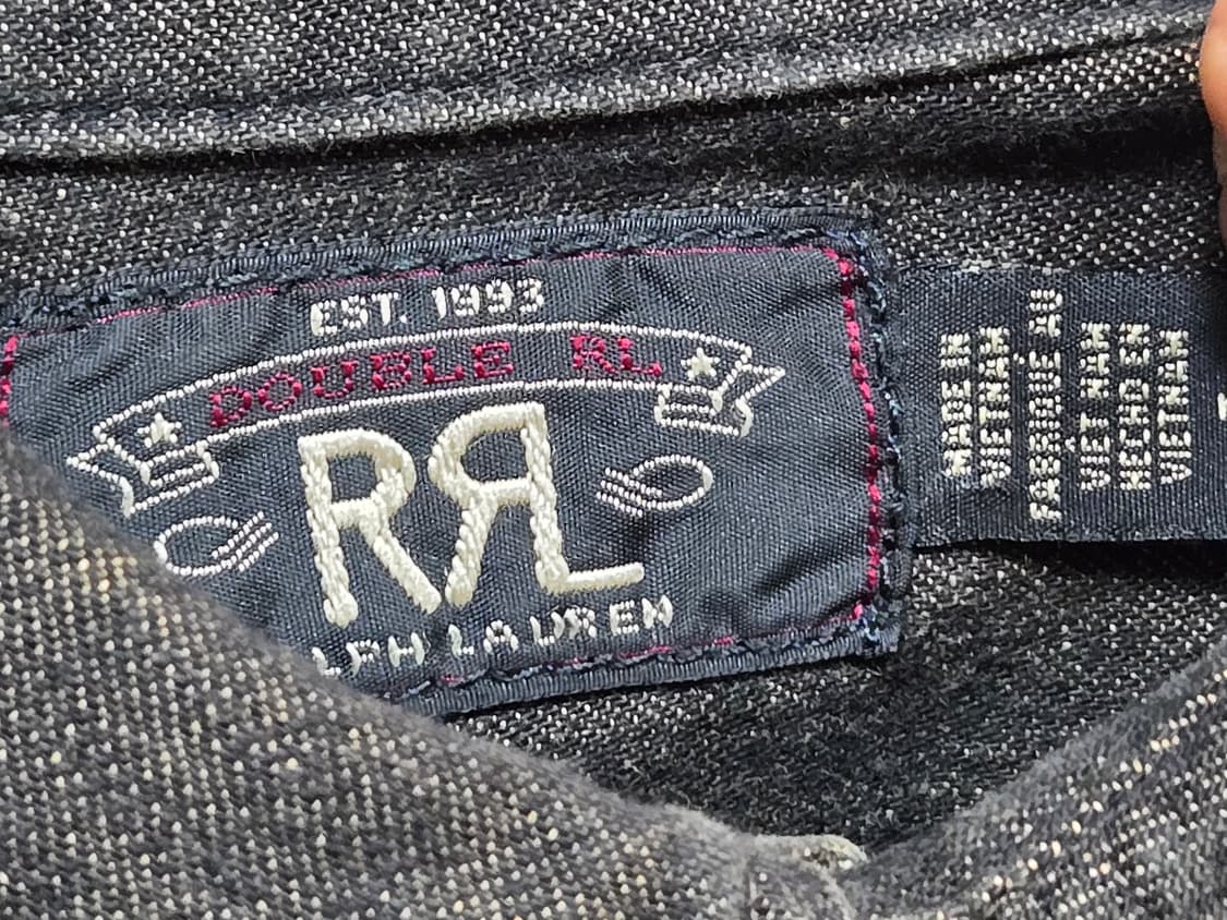 Rrl 임브로이더 셔츠 m 상품이미지3