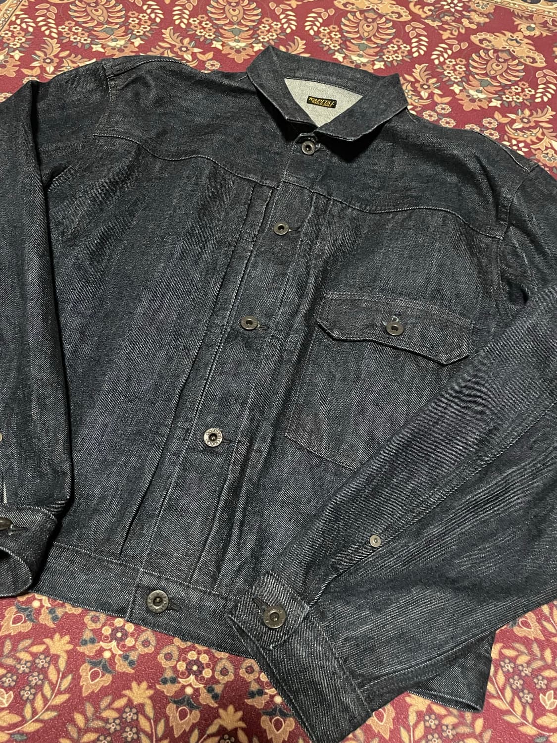 [4] 캐피탈 14온즈 데님 1st 자켓 인디고 상품이미지4