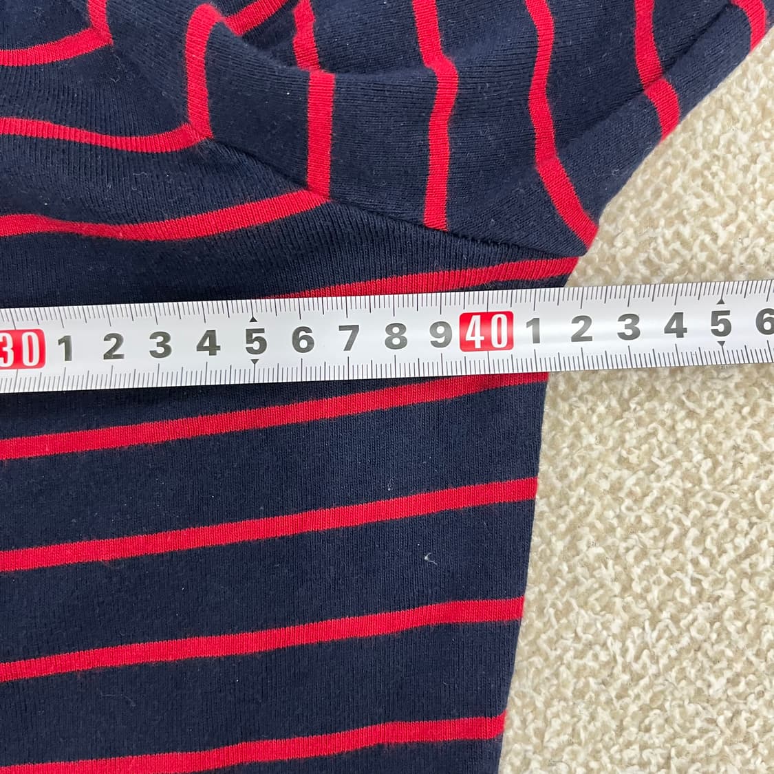 [M] 폴로랄프로렌 여성 스트라이프 코튼 니트 원피스 치마 0108M1 상품이미지7