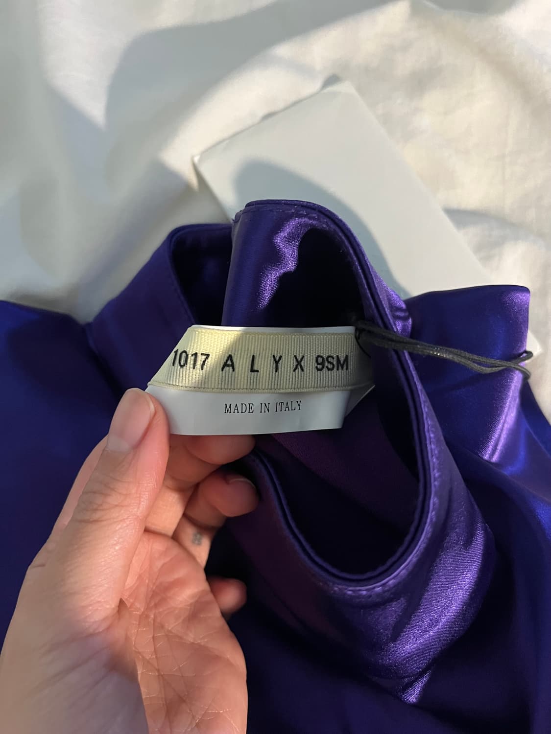 1017 ALYX 9SM zip purple shirt 상품이미지1