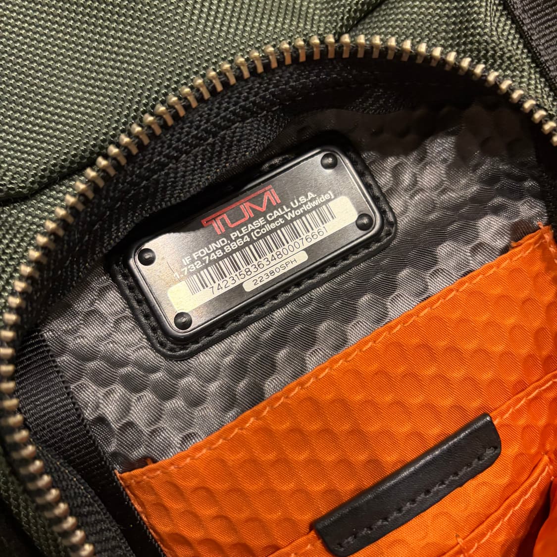 TUMI 투미 브라보 르준 올리브 카키 백팩 상품이미지7