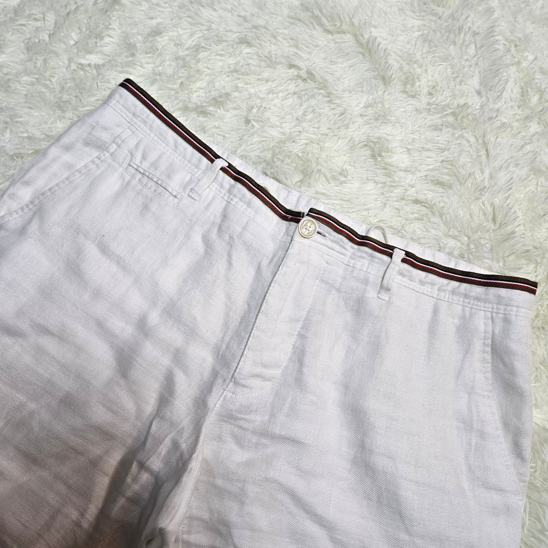 자라(ZARA) 린넨 사이드라인 반바지 36~ 상품이미지2