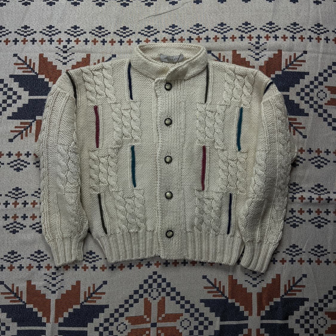 de conte 울100 일본 빈티지 가디건(실측확인) 상품이미지2