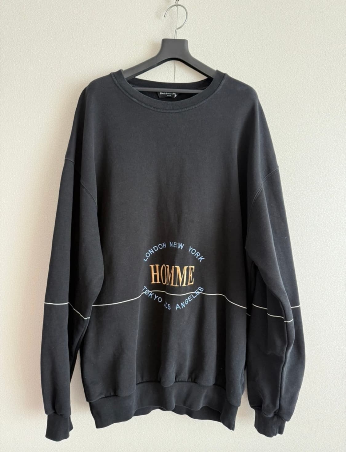 2018 발렌시아가 옴므 크루넥 상품이미지2