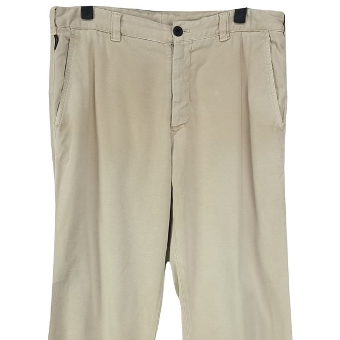 [아르마니] 루즈 스트레이트 미니멀 코튼 팬츠 아이보리 P01520 상품이미지4