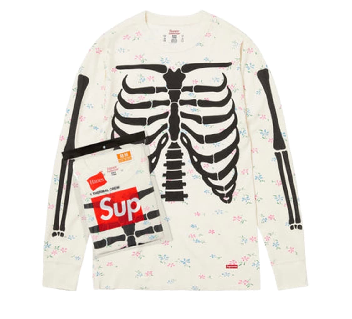 (구해요) 슈프림 헤인즈 본즈 플로럴 구해요 상품이미지1