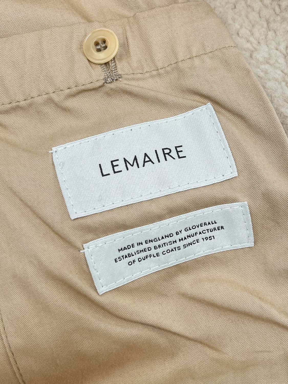 르메르 16f/w 시어링 더플 코트 상품이미지4