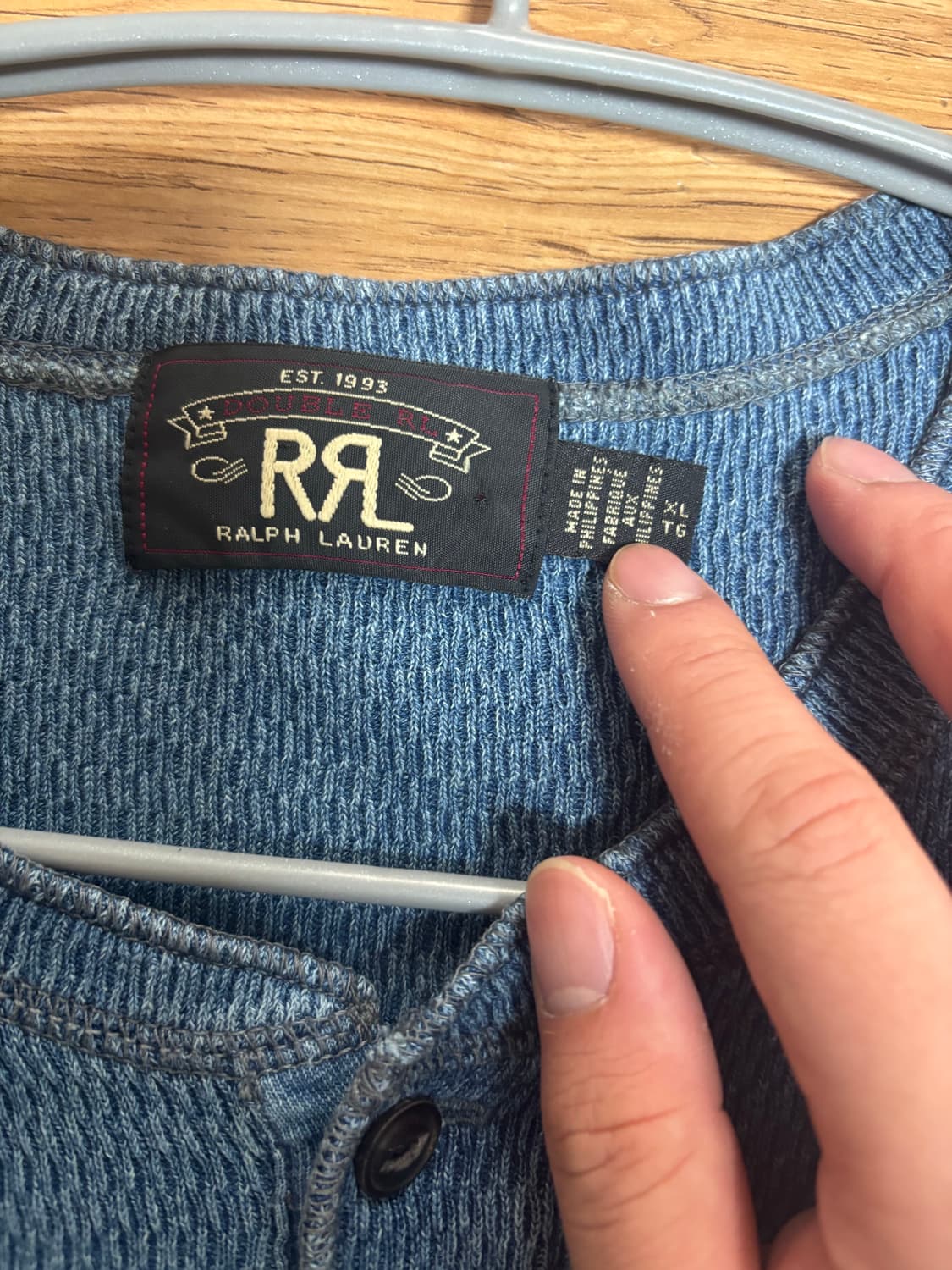 RRL 와플 롱슬리브 XL 상품이미지2