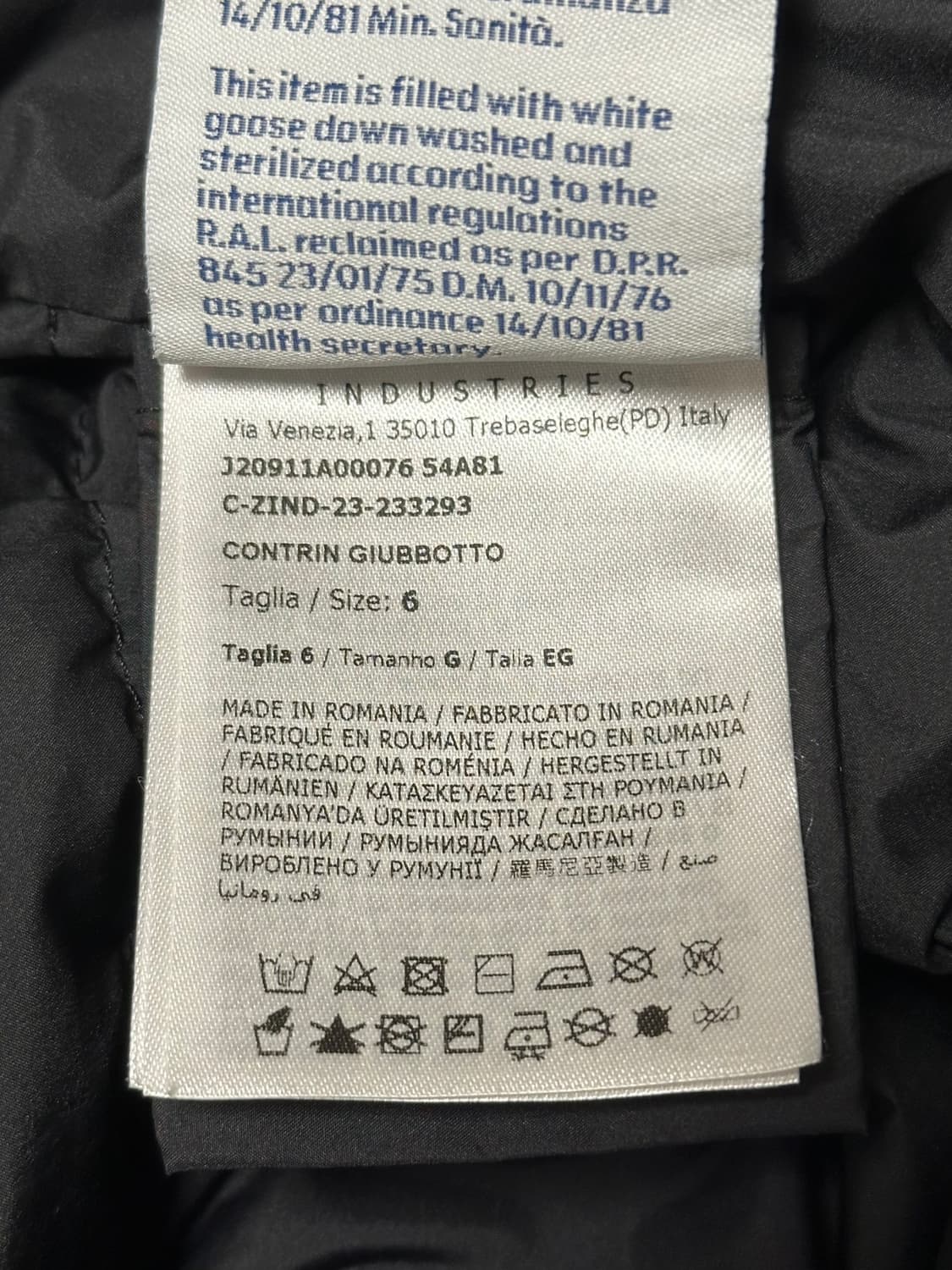 몽클레어 콘트린 다운 베스트 24fw 6(110) 국내판 상품이미지3