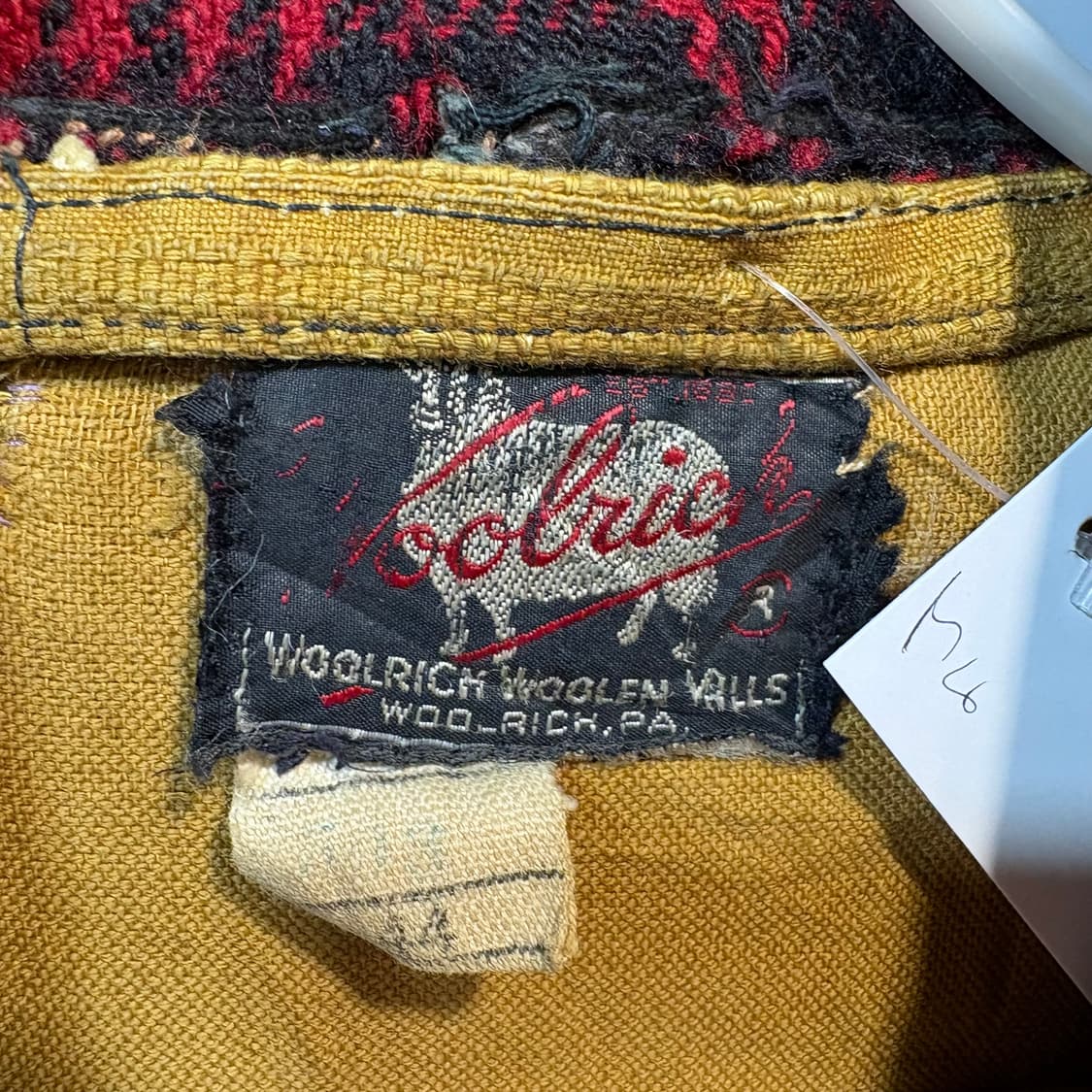 [44] WOLLRICH 울리치 40‘s 매키노 헌팅 울 자켓 상품이미지5