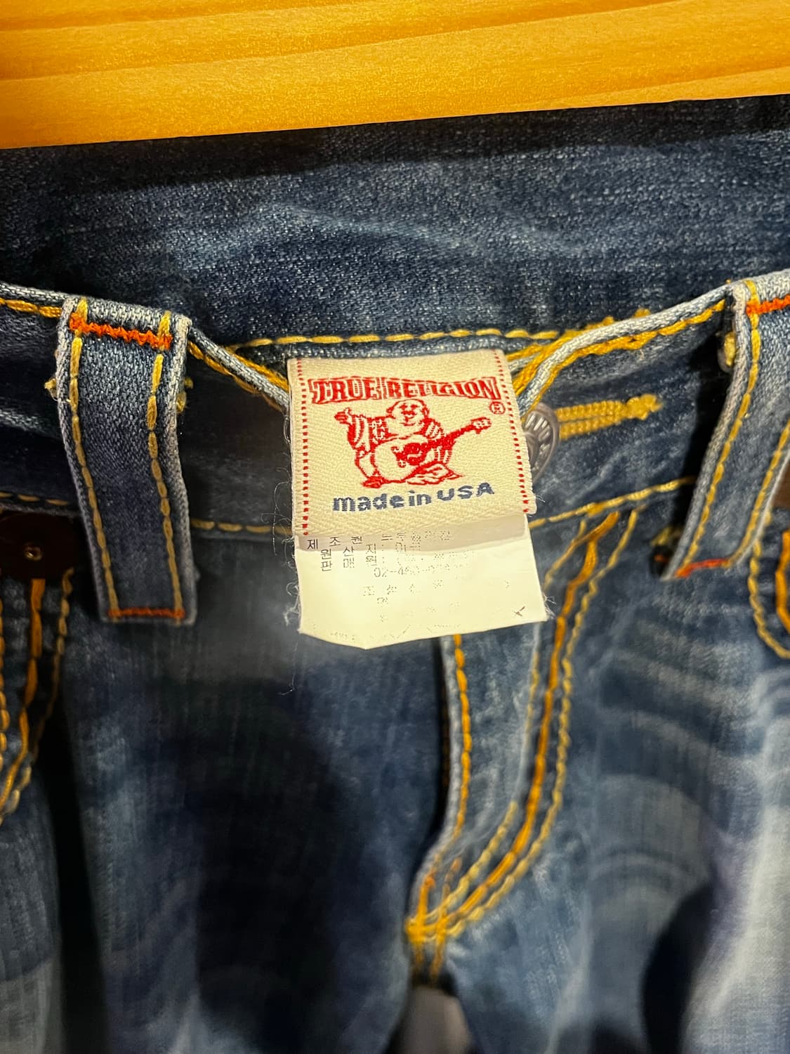 트루릴리젼 조이 빅 티 부츠컷 데님팬츠 상품이미지8