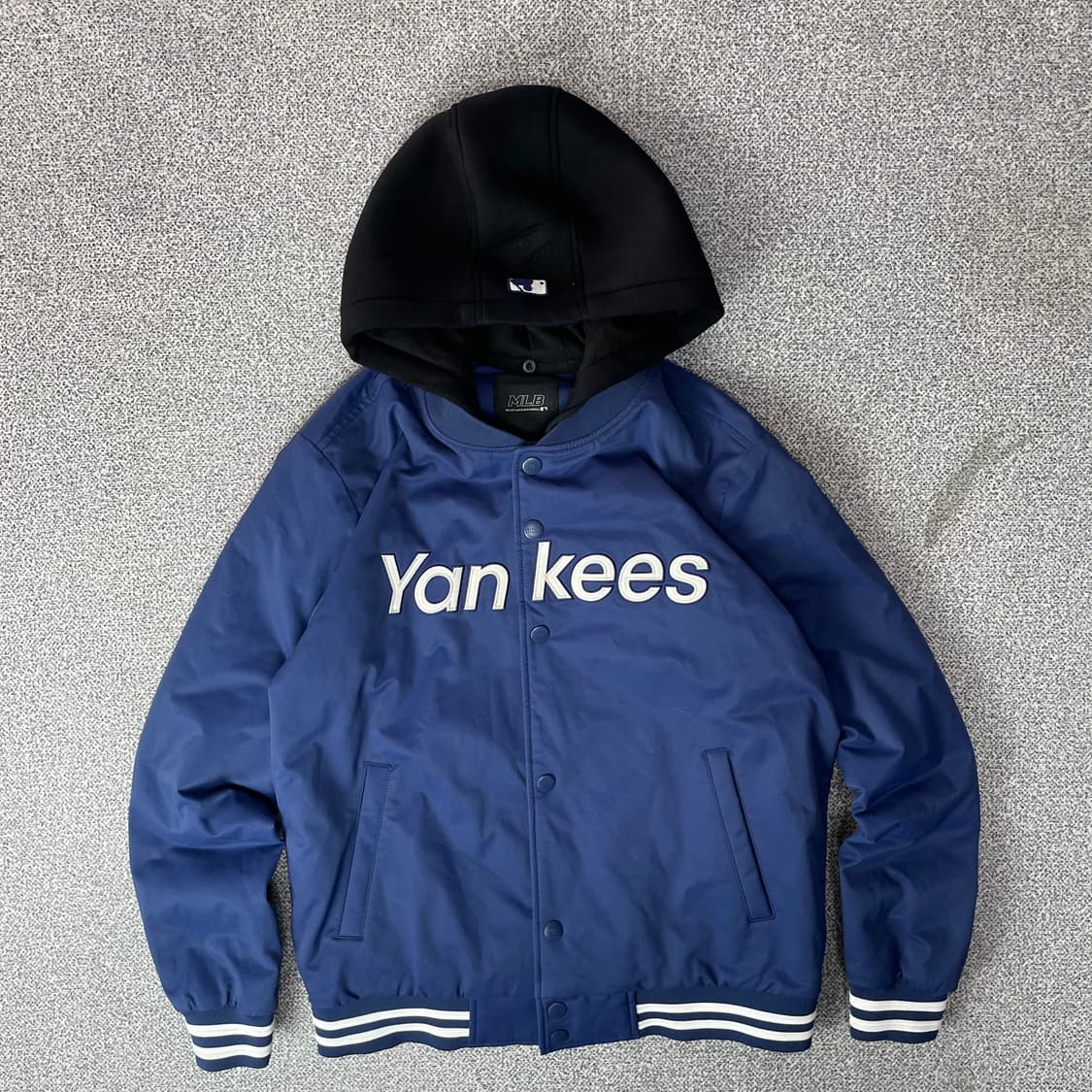 MLB Yankees 후드 야구 점퍼 네이비 상품이미지1