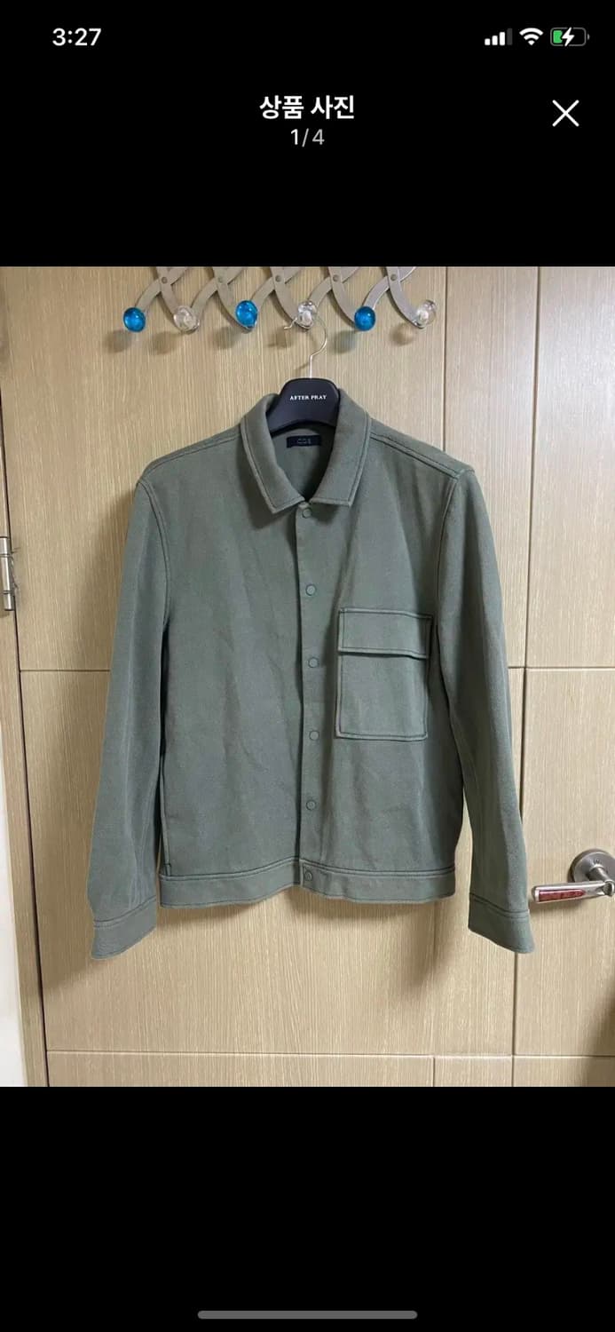 [COS] 코스 코튼 트윌자켓 세이지그린 자켓 상품이미지1