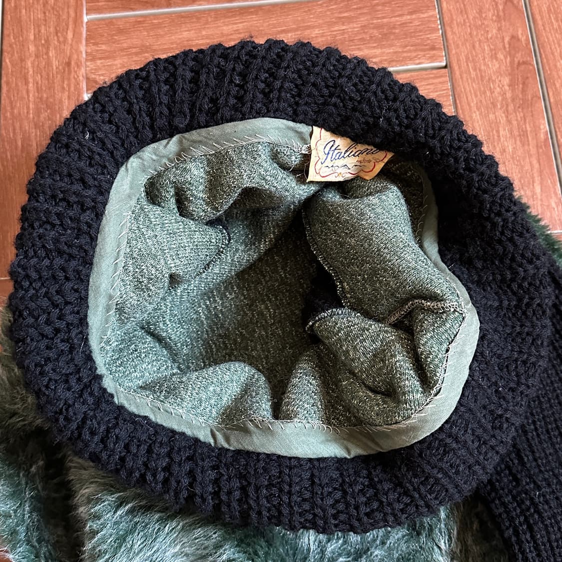 50‘s Italiana fake fur switching knit 상품이미지9