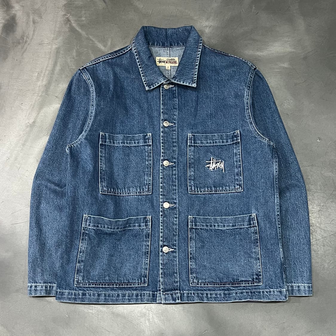  스투시 워크기어 데님 초어자켓 y15479 상품이미지1